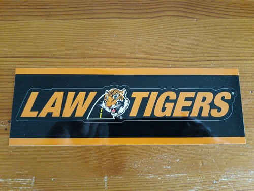 Law tigers bumper sticker - bumper,