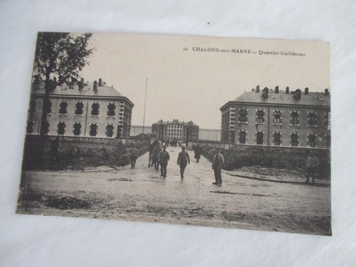 Old postcard chalons sur - postcard,
