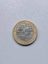 Rare 2 Pound Coin  1707-2007