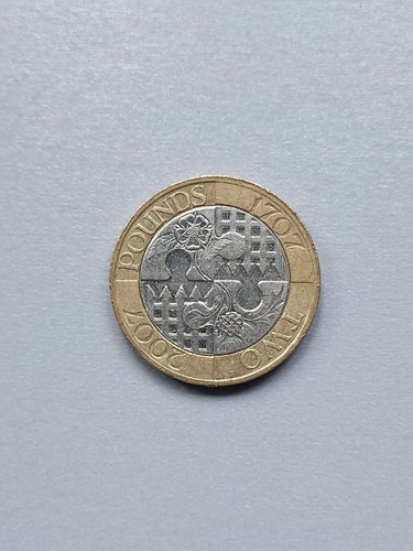 Rare pound coin 1707 - rare,