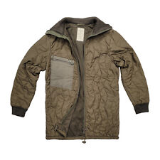 German Army Liner Jacket Original Parka Quilted Lining Vintage Surplus Coat Top