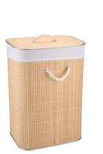 Bamboo Laundry Basket with Lid