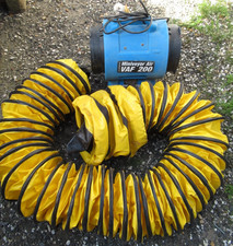 Miniveyor VAF-200 Heavy Duty  Air Mover 200mm 8inch & Ducting 110V