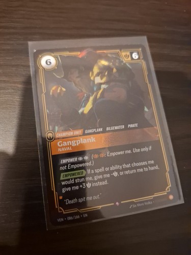 Gangplank naval 086 166 rare - 086/166,