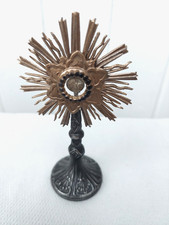 Antique small monstrance sun /
