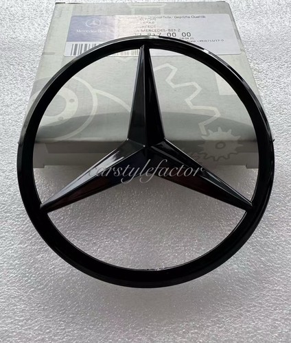 Gloss black rear boot star - gloss,