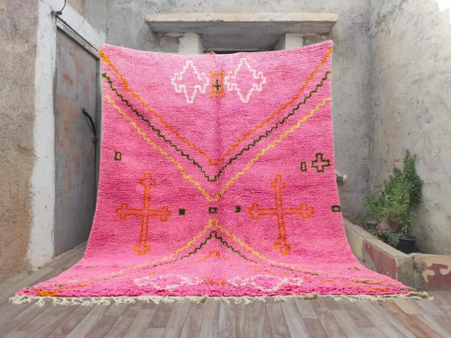Custom morrocan pink rug beni - custom,