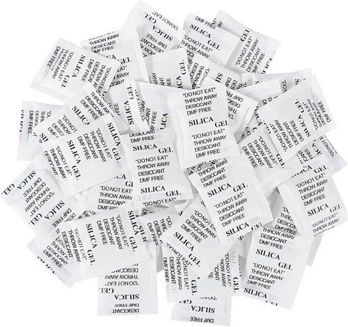 100 packets silica - 100, gel