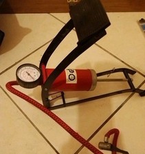 SINGLE CYLINDER FOOT PUMP TYRE INFLATOR WHEEL HEAVY DUTY | Free Collection NE37