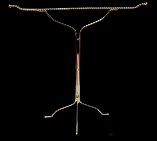 Vintage brass valet butler - valet,