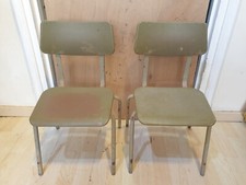 Metal Framed Childrens Vintage Stacking Chairs Nursery School Pel Forme Series