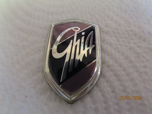 Ford ghia badge - "ghia",