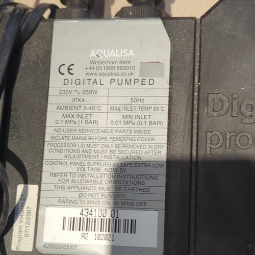 Aqualisa digital pumped - digital,