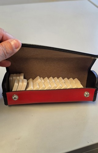 Vintage domino set material - vintage,