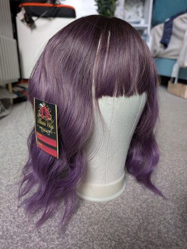 Ombre lilac purple wavy - ombre,