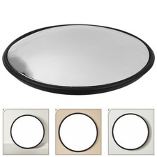  Sensory Bubble Mirror: Kids Funky Convex Mirror - 30cm Black Rim Wall Panel for