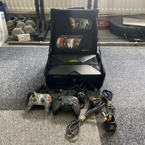 Original xbox console - xbox, with