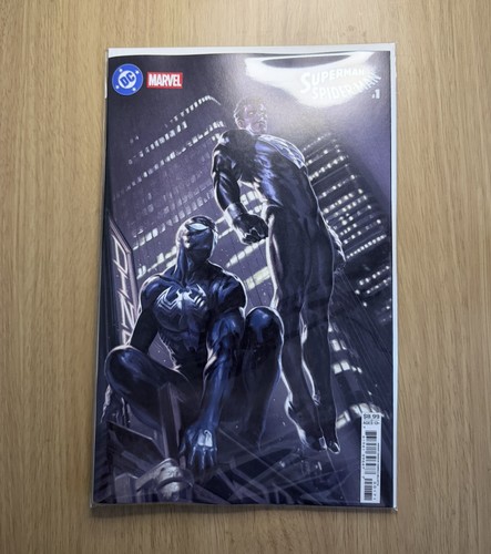 Superman spider man cover g - superman/spider-man,