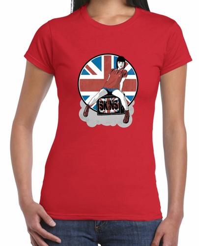 Skinhead girl union jack - skinhead,