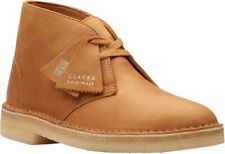 BNIB Clarks Originals Ladies DESERT BOOT Tan Leather Boots