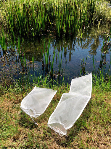 Pond filter net - net, pump