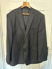 Lanificio F.LLI  Cerruti 1881 Men's Blazer Black Size 46 Wool Buisness Smart