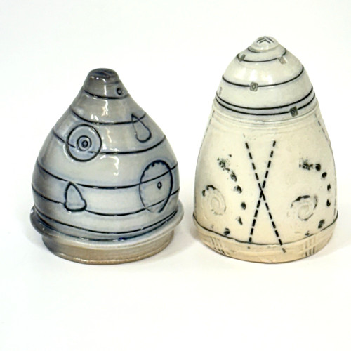 Husby pottery salt pepper - husby,