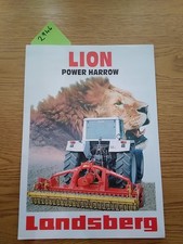 Lion landseer Power Harrow 3000 Sales Brochure