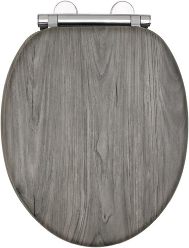 Luxury grey oak effect toilet - luxury,