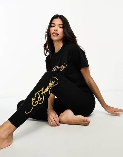 Women hardy pajamas black - pajamas,