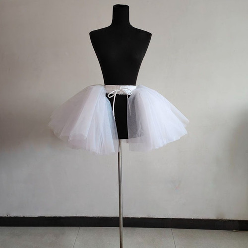 White crinoline pannier tulle - crinoline,