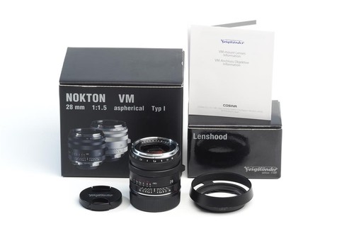Voigtländer nokton 28mm - nokton, 1.5/28mm