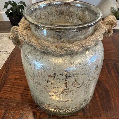 Mercury glass lantern - mercury,