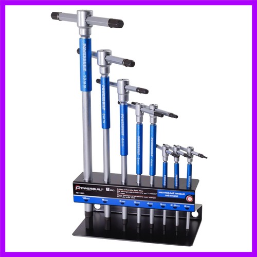 Metric handle hex - 8, t-handle