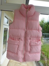 FLAM MODE BABY PINK SLEEVELESS LONG GILET SIZE M