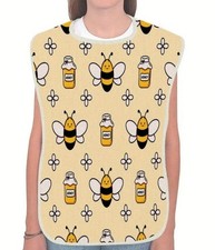 B2 - 1pc Bees - Linen Adult