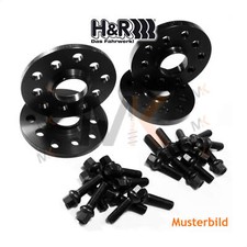H&R black plates front 10mm, rear 40mm / axle for VW Touran 1T3 2010-15
