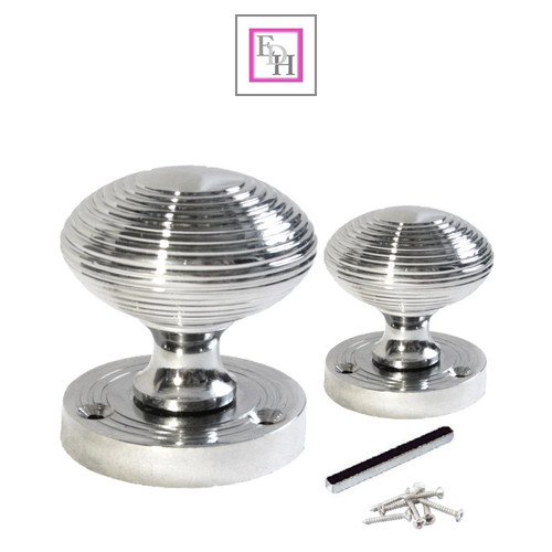 Chrome door knobs - knobs,