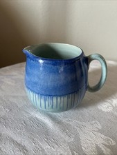 Vintage shelley pottery blue - pottery,