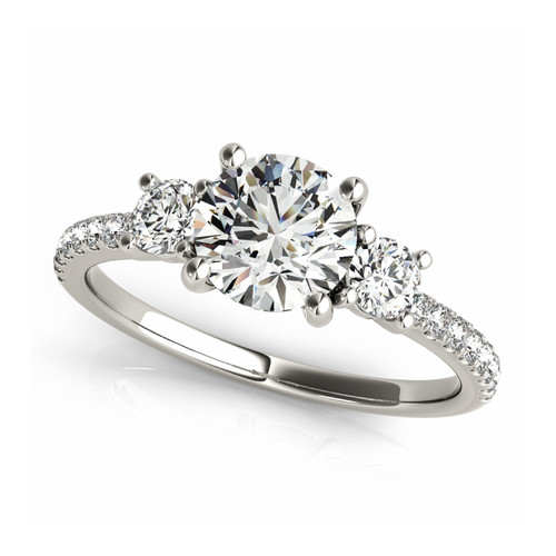 Diamond platinum ring for - diamond,