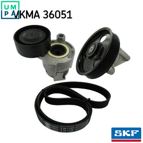 Vribbed belt set vkma 36051 - vkma,