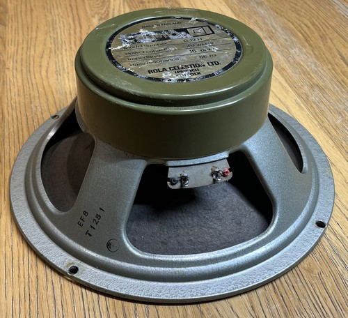 1973 celestion g12h - g12h, 55hz