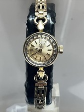 Ladies Vintage Gold Plated 20 Microns Omega  Manual Wind Cocktail Watch