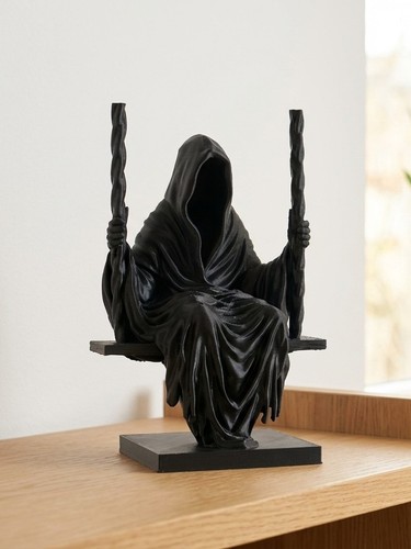 Grim reaper swing statue - grim,