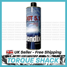 Bendix DOT 5.1 Brake Fluid 1L – Racing/ABS Safe – Synthetic - 1 litre