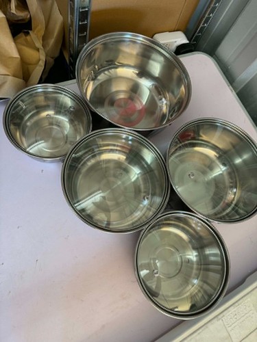 Stainless steel pots set - pc,