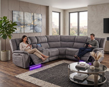 Electric Recliner Corner Sofa