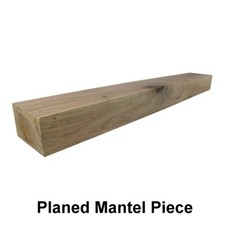 Solid oak beam mantel - oak, piece