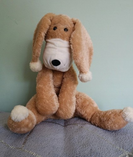 Retired jellycat pom dog - pom,