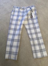 IJP Tartan Golf Trousers Pink BNWT RRP £125